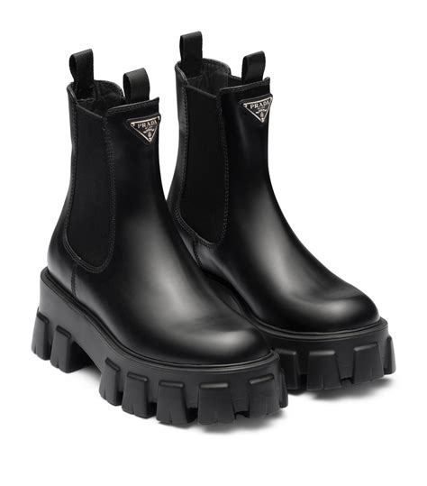 prada leather riding boots|prada 55 leather ankle boots.